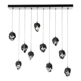 Chrysalis 10-Light Crystal Linear Suspension Small, by Hubbardton Forge