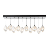 Chrysalis 10-Light Crystal Linear Suspension Small, by Hubbardton Forge