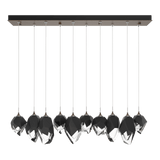 Chrysalis 10 Light Mixed Crystal Pendant Bronze BP Standard By Hubbardton Forge