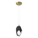 Chrysalis 1 Light Crystal Pendant Medium Modern Brass BP By Hubbardton Forge