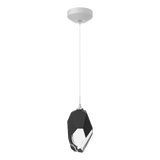 Chrysalis 1 Light Crystal Pendant Medium White BP By Hubbardton Forge