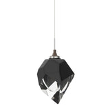 Chrysalis 1-Light Crystal Pendant - Small Bronze Black Polished