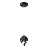 Chrysalis 1 Light Crystal Pendant Small Ink BP By Hubbardton Forge