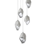 Chrysalis 5-Light Crystal Pendant Large, by Hubbardton Forge