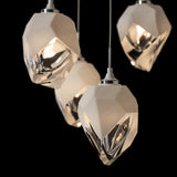 Chrysalis 5-Light Crystal Pendant Small detail, by Hubbardton Forge