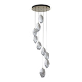 Chrysalis 9-Light Crystal Chandelier Large, by Hubbardton Forge