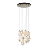 Chrysalis 9-Light Crystal Chandelier Large, by Hubbardton Forge