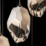Chrysalis 9-Light Crystal Chandelier Large detail, by Hubbardton Forge