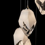 Chrysalis 9-Light Crystal Chandelier Large detail, by Hubbardton Forge
