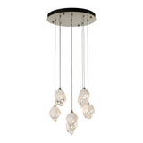 Chrysalis 9-Light Crystal Chandelier Small, by Hubbardton Forge