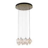 Chrysalis 9-Light Crystal Chandelier Small, by Hubbardton Forge