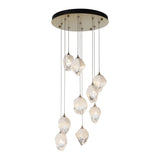 Chrysalis 9-Light Crystal Chandelier Small, by Hubbardton Forge