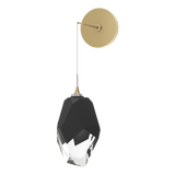 Chrysalis Wall Sconce Medium Modern Brass BP By Hubbardton Forge