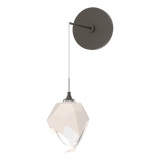 Chrysalis Wall Sconce Small Dark Smoke WP By Hubbardton Forge