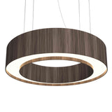 Cilindrico 1286 Pendant Light by Accord Lamps-American Walnut-Accord