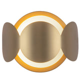Ciel Wall Sconce Brushed Gold Opal Glass By Kuzco
