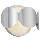 Ciel Wall Sconce Chrome Opal Glass By Kuzco - Side View1