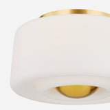 Ciela Flush Mount Aged Brass By Mitzi Detailed View