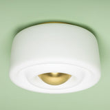 Ciela Flush Mount Aged Brass By Mitzi Lifestyle View