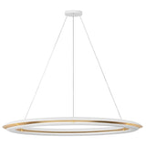 Cielo Chandelier Large Matte White By Visual Comfort Studio - Front View