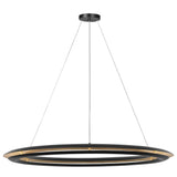 Cielo Chandelier Large Midnight Black By Visual Comfort Studio - Front View