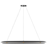 Cielo Chandelier Large Midnight Black By Visual Comfort Studio - Side View