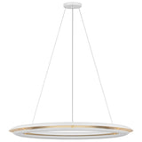 Cielo Chandelier Medium Matte White By Visual Comfort Studio - Front View