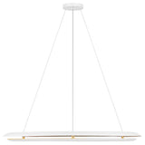 Cielo Chandelier Medium Matte White By Visual Comfort Studio - Side View