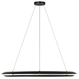 Cielo Chandelier Medium Midnight Black By Visual Comfort Studio - Side View