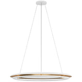 Cielo Chandelier Small Matte White By Visual Comfort Studio - Front View