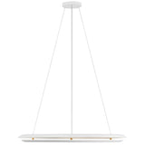 Cielo Chandelier Small Matte White By Visual Comfort Studio - Side View