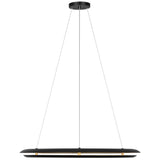 Cielo Chandelier Small Midnight Black By Visual Comfort Studio - Side View