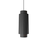 Cilindrica Pendant Lamp by Accord Lamps-Organic Lead Grey, ,| Casa Di Luce Lighting