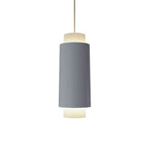 Cilindrica Pendant Lamp by Accord Lamps-Organic White, ,| Casa Di Luce Lighting