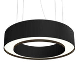 Cilindrico 1221 Pendant Light by Accord Lamps-Organic Black-Accord
