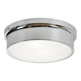 Ciotola Ceiling Light 12 Inch Chrome