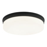 Circian Flush Mount 15 Inch Matte Black