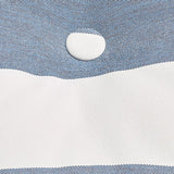 Circle Outdoor Pillow Stripe Ocean Blue By Fatboy Detailed View