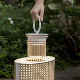 Clara Outdoor Portable Lamp By Contradi - Lifestyle View6