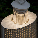 Clara Outdoor Portable Lamp By Contradi - Lifestyle View8
