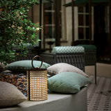 Clara Small Outdoor Portable Lamp By Contradi - Lifestyle View4