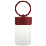 Claretta Portable Table Lamp Dark Red By Contradi