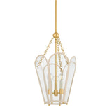 Clarisse Lantern - Aged Brass