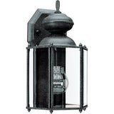 Classico Outdoor Wall Lantern — 12.25 Inch, Black