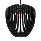 Clava Wood Pendant Dark Oak By UMAGE With Light