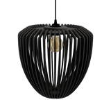 Clava Wood Pendant Black Oak By UMAGE