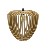 Clava Wood Pendant Oak By UMAGE