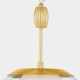 Clementon Pendant Light Aged Brass By Hudson Valley Detailed View