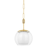 Clementon Pendant Light Aged Brass By Hudson Valley