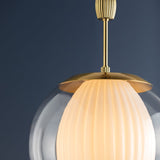 Clementon Pendant Light Aged Brass Medium By Hudson Valley Detailed View1